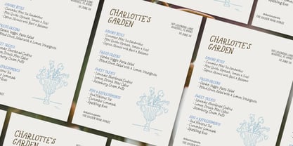 Les Memoires Font Poster 4