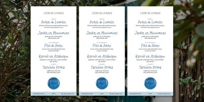 Les Memoires Font Poster 10