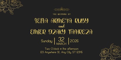 Clairmont Script Font Poster 3