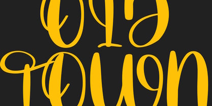 Clairmont Script Font Poster 2