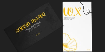 Clairmont Script Font Poster 5