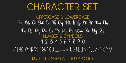 Clairmont Script Font Poster 7