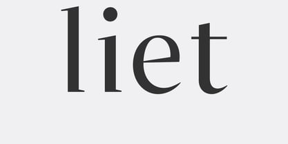 Liet Display Font Poster 1