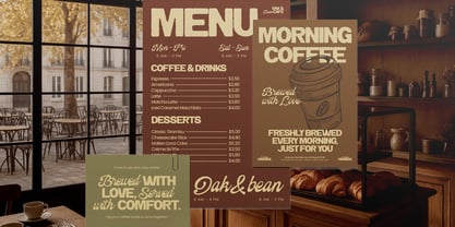 Cerline Rinande Script Font Poster 11