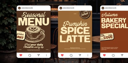 Cerline Rinande Script Font Poster 12