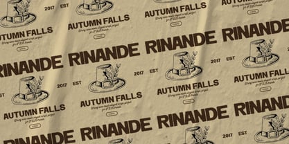 Cerline Rinande Script Font Poster 2