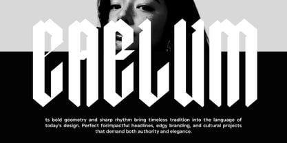 Caelum PRO Font Poster 6