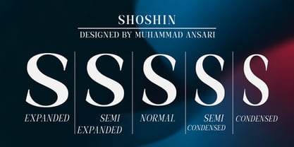 Shoshin Font Poster 2