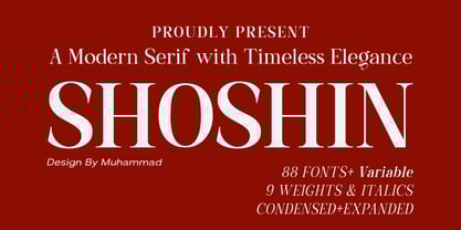 Shoshin Font Poster 1