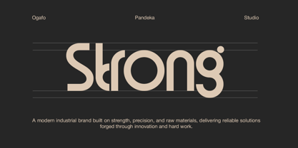 Ogafo Font Poster 3