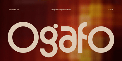 Ogafo Font Poster 1