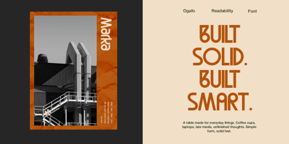 Ogafo Font Poster 5