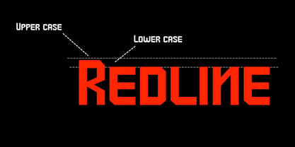 Redline Font Poster 2