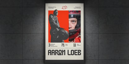 Redline Font Poster 6