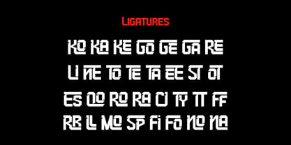 Redline Font Poster 11