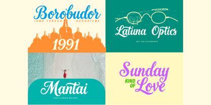 Latuna Gloss Font Poster 7