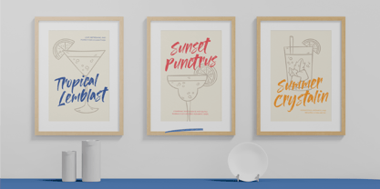 Smoothie Delights Font Poster 7
