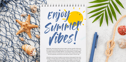 Smoothie Delights Font Poster 5