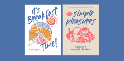 Smoothie Delights Font Poster 2