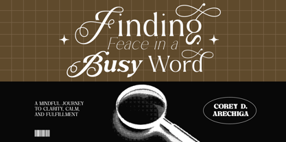 Zelthara Variable Font Poster 4