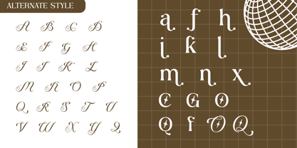 Zelthara Variable Font Poster 8