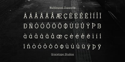Corden Narator Font Poster 11