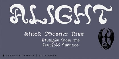 Blck Phnx Font Poster 1