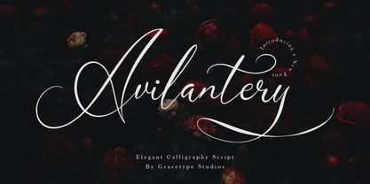 Avilantery Font Poster 1