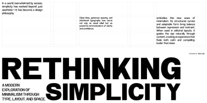 Archa Manic Font Poster 6