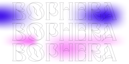 Bophera Font Poster 12
