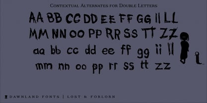 Lost & Forlorn Font Poster 5