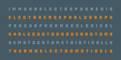 Warmonger Font Poster 7