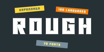 Warmonger Font Poster 8
