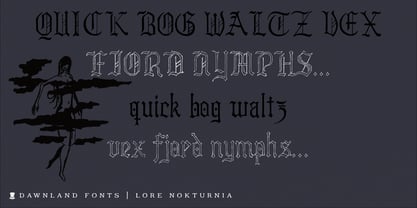 Lore Font Poster 3