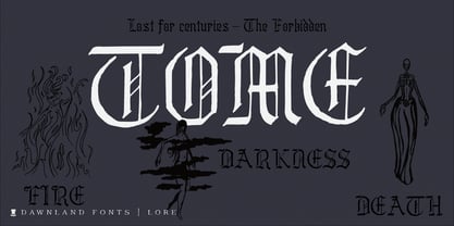 Lore Font Poster 1