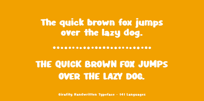 Girafity Font Poster 7