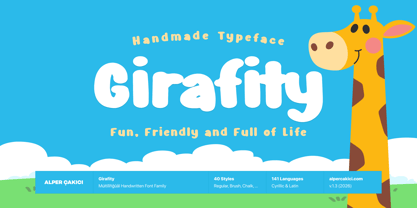 Girafity Font Poster 1