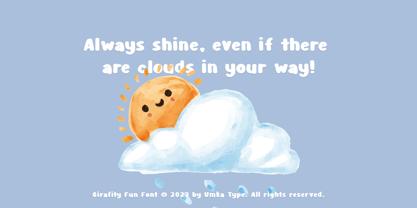 Girafity Font Poster 8
