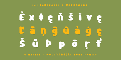 Girafity Font Poster 2