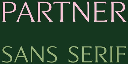 Partner Font Poster 1