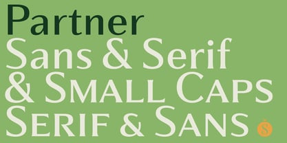 Partner Font Poster 13