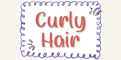 Curly Hairline Font Poster 1