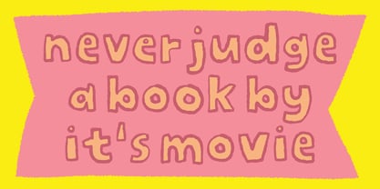 Yellow Day Font Poster 6