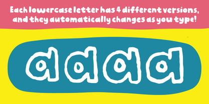 Yellow Day Font Poster 3