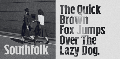 Southfolk Font Poster 13