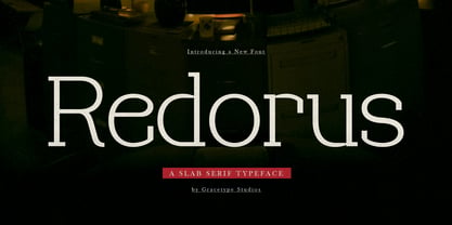 Redorus Font Poster 1