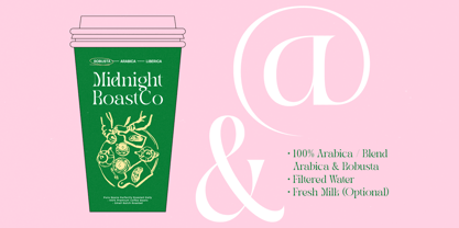 Midnight Company Font Poster 3