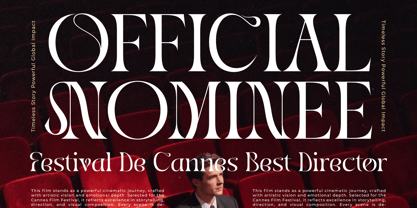 Midnight Company Font Poster 4