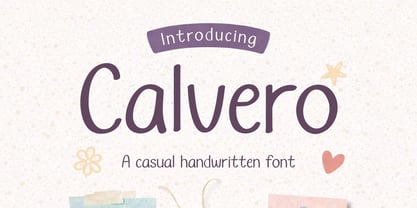 Calvero Reguler Font Poster 1