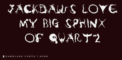 Murk Font Poster 2